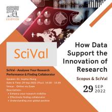 SCIVAL WEBINAR 網絡研討會: How Data Support the Innovation of Research - SciVal Analyses Your Research Performance & Finding Collaborator SCIVAL WEBINAR 網絡研討會: How Data Support the Innovation of Research - SciVal Analyses Your Research Performance & Finding Collaborator